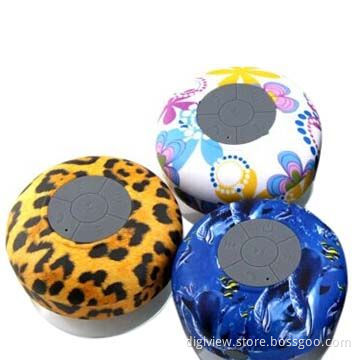 Waterproof mini Bluetooth speaker with suction cup